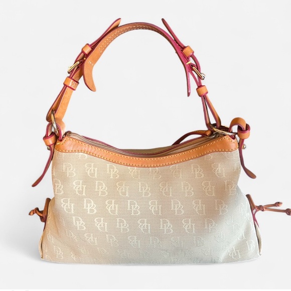 Dooney & Bourke Signature East West Shoulder Bag (excellent) - Picture 4 of 9